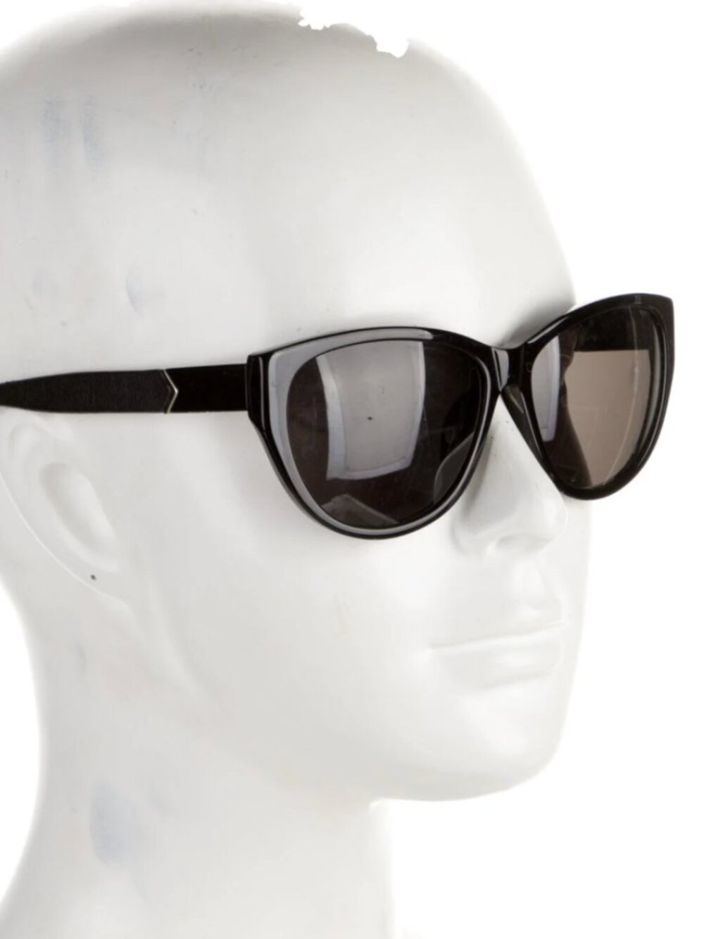 Linda Farrow x The Row Black Cat-Eye Women's Sunglasses